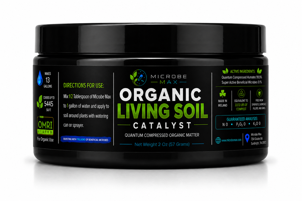 Microbe Max Living Soil Catalyst 2 OZ (Covers 1/8 Acre or 5445 sq ft)