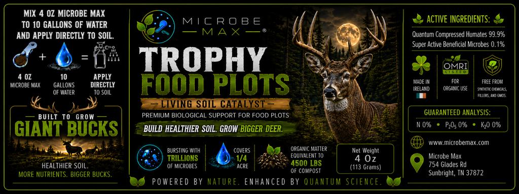 Microbe Max Living Soil Catalyst 4 OZ (Covers 1/4 Acre)
